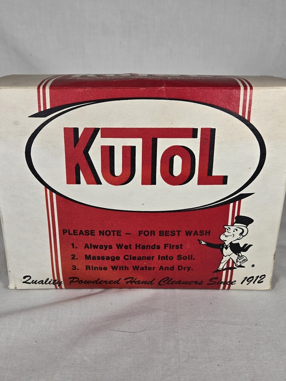 Vintage Kutol Powdered Hand Soap 5# Original Box Unopened Prop Display Rare
